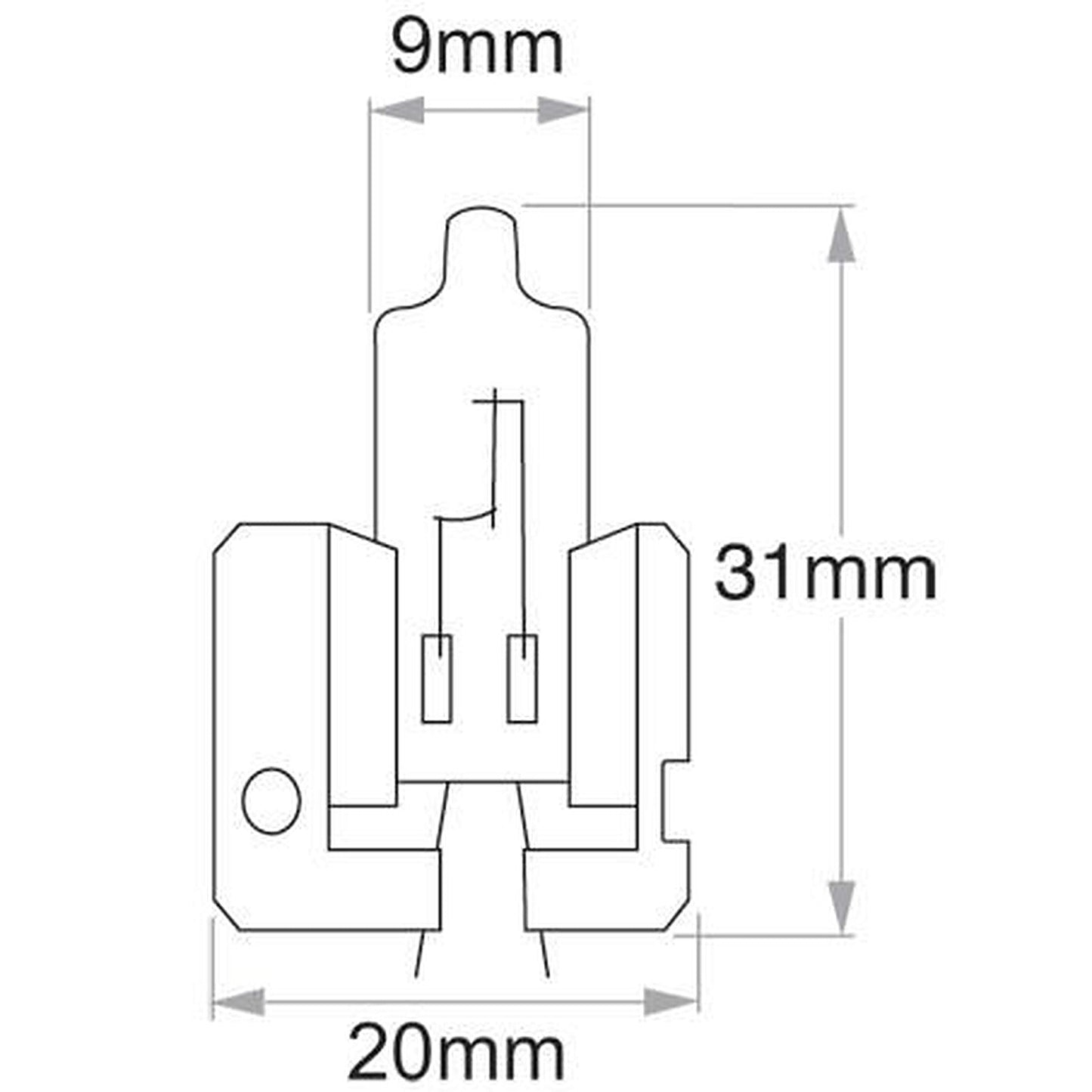 Narva H2 Globe X511 24V 100W 48760BL