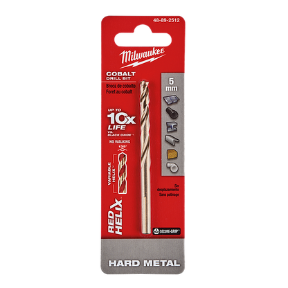 Milwaukee Red Helix Cobalt Drill Bit 5mm 48892512