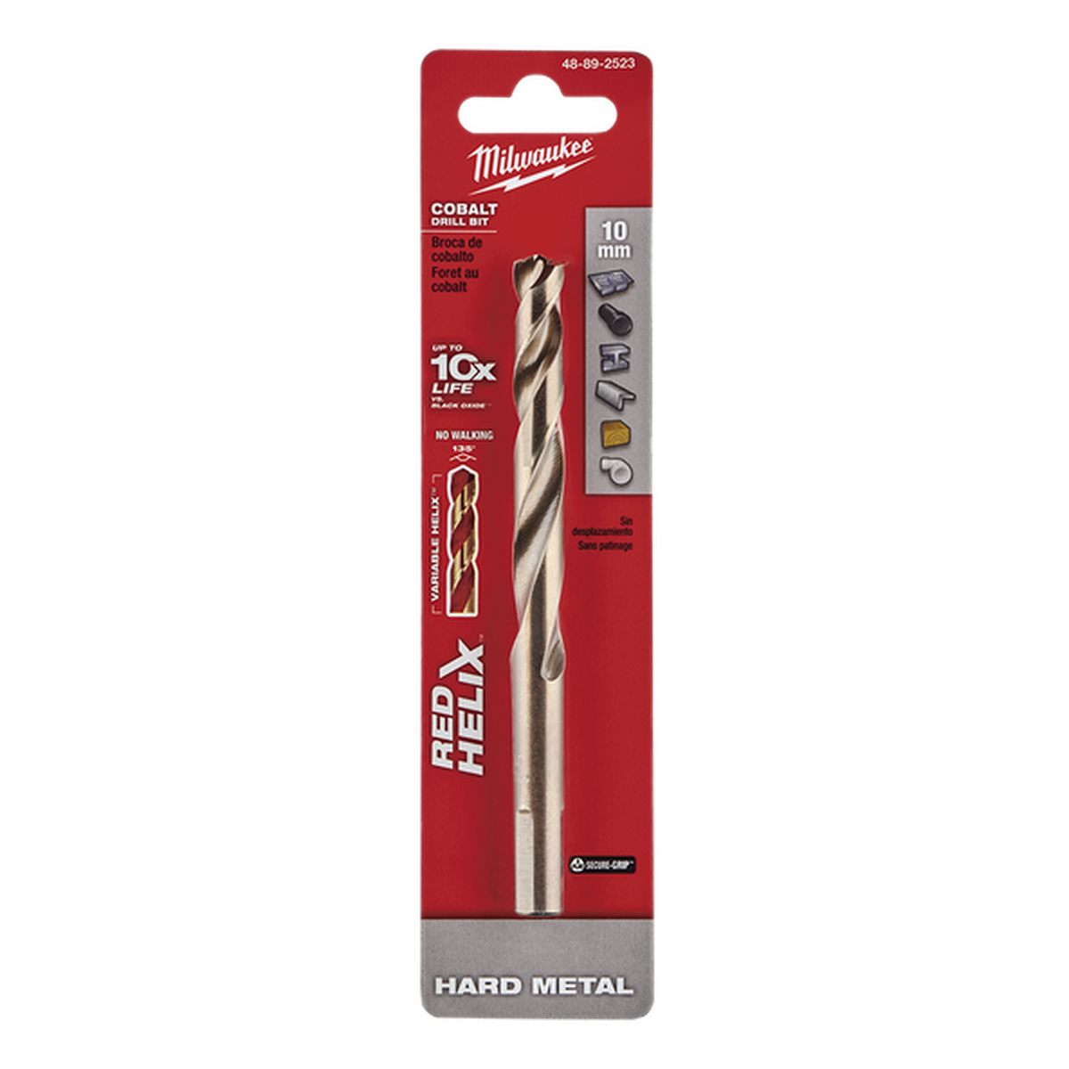 Milwaukee Red Helix Cobalt Drill Bit 10mm