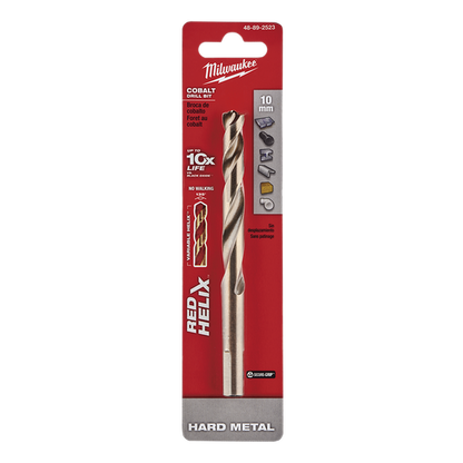Milwaukee Red Helix Cobalt Drill Bit 10mm