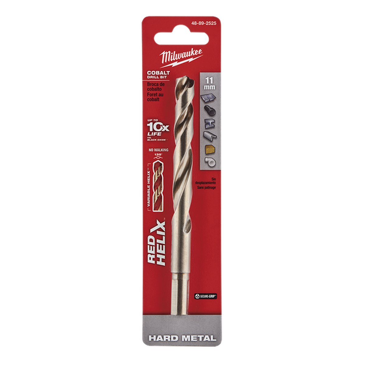 Milwaukee Red Helix Cobalt Drill Bit 11mm