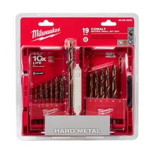 Milwaukee Red Helix Cobalt Drill Bit Set 19Pc