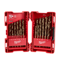 Milwaukee Red Helix Cobalt Drill Bit Kit 25PC