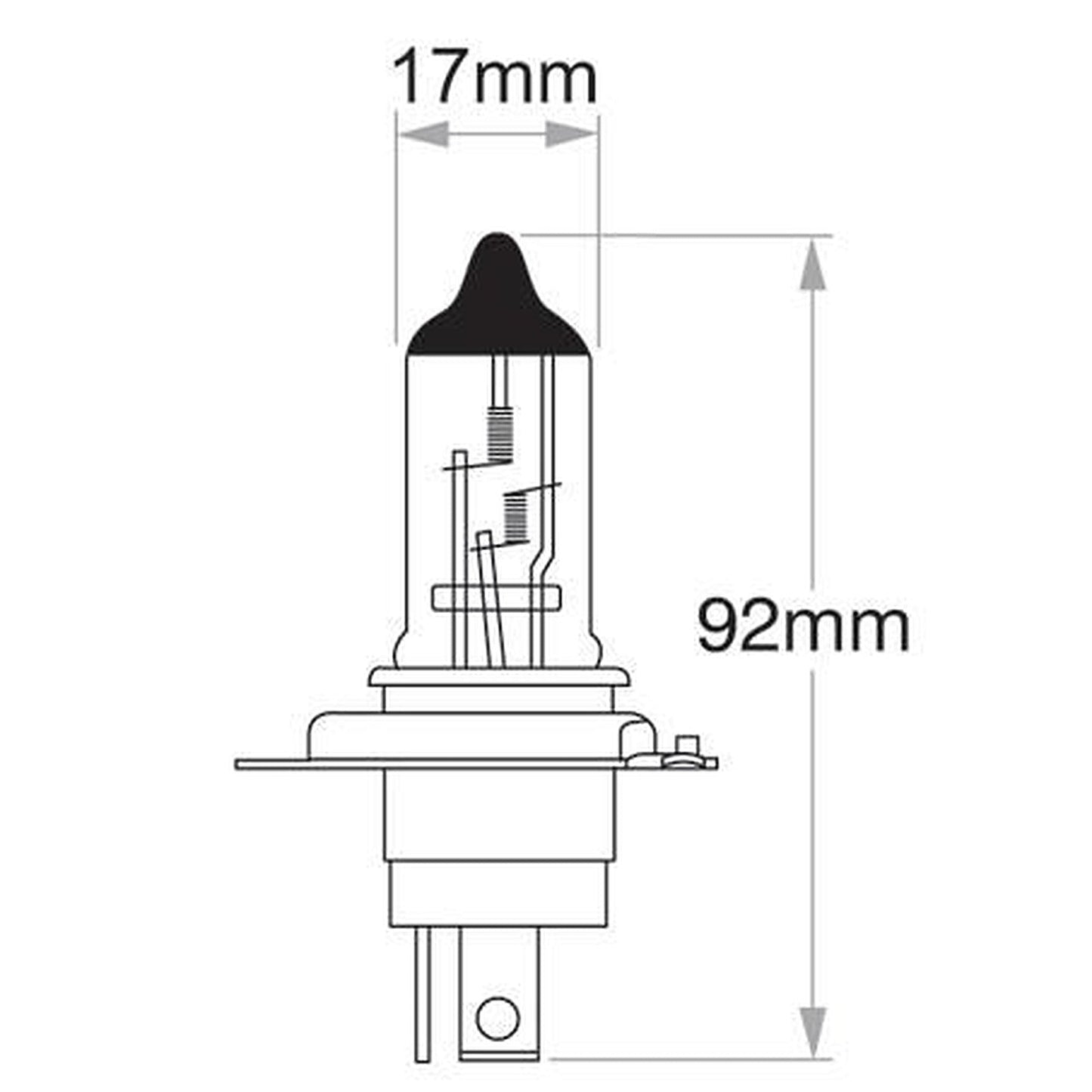 Narva H4 P43t-38 Globe 24V 75/70W 48892