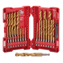 Milwaukee SHOCKWAVE Red Helix Titanium 25 Pce Kit