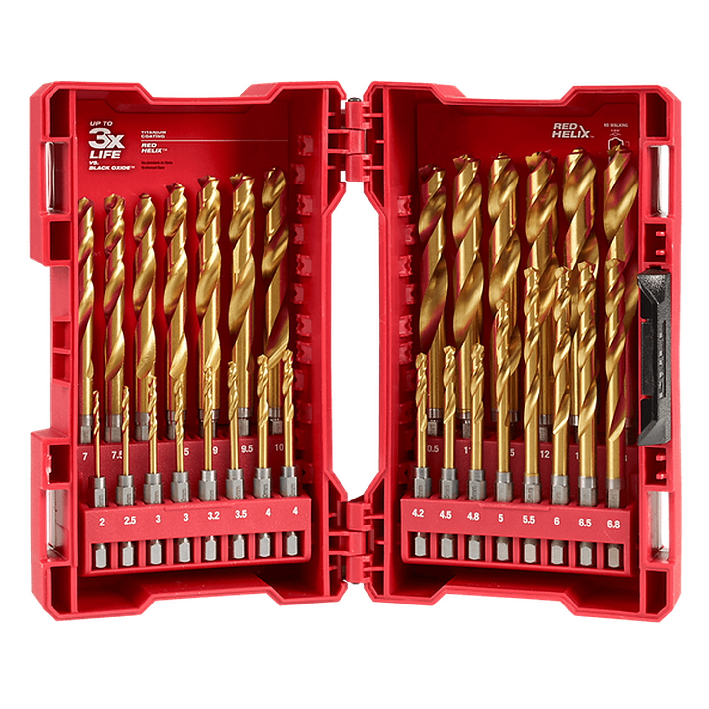Milwaukee SHOCKWAVE Red Helix Titanium 29 Pce Kit 48894862