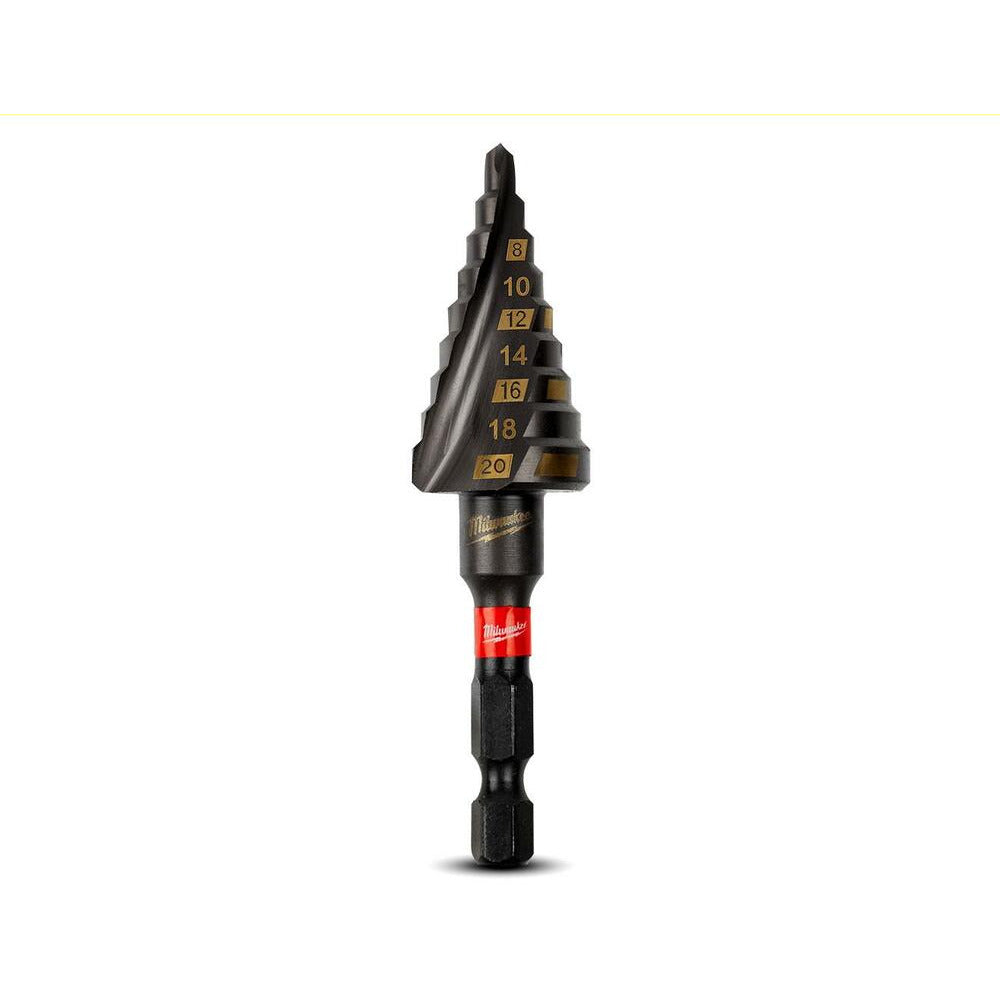 Milwaukee 48899263 Shockwave Metric 4-20mm 9 Hole Step Drill Bit