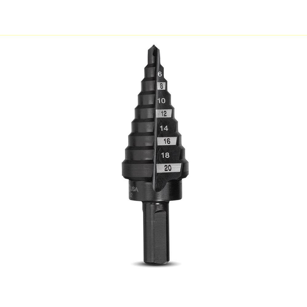 Milwaukee 48899320 4mm - 20mm 9-Hole Metric Step Drill Bit