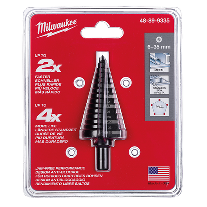 Milwaukee Step Drill Bit 6mm - 35mm
