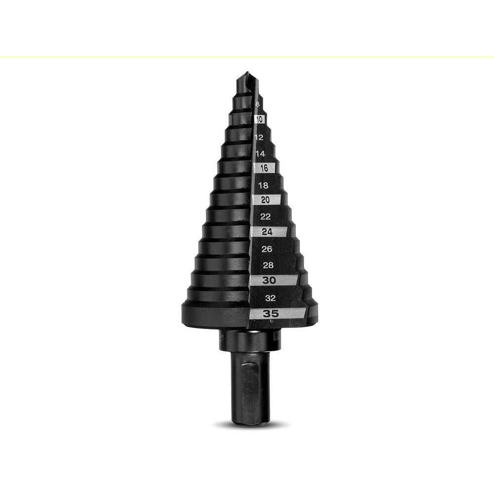 Milwaukee 48899335 6mm - 35mm 14-Hole Metric Step Drill Bit