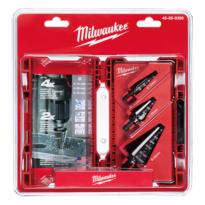 Milwaukee 3 Pc Step Drill Set