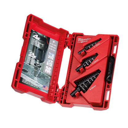 Milwaukee 3 Pc Step Drill Set