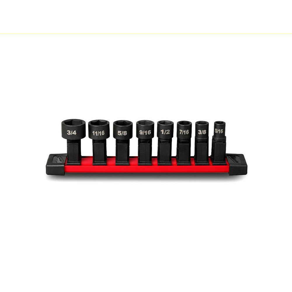 Milwaukee 49161640 8pce Imperial SAE INSIDER Pass-Through Socket Set
