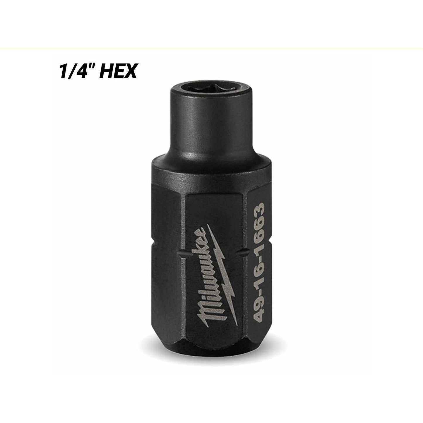 Milwaukee 49161663 M12 FUEL 1/4" Hex Insider Pass-Through Ratchet Anvil Adapter