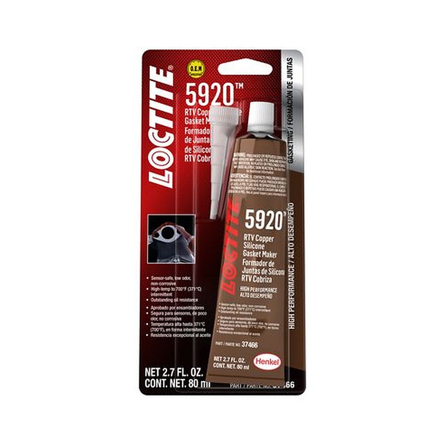 Loctite SI 5920 Silicone Copper 80ml 491984