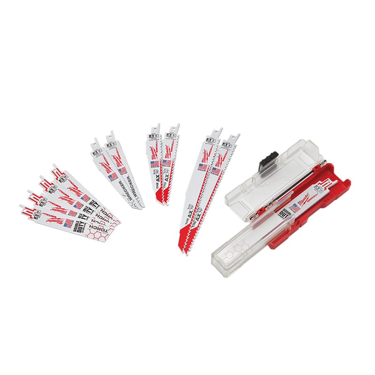 Milwaukee SAWZALL Demolition Blades 12-Piece Kit