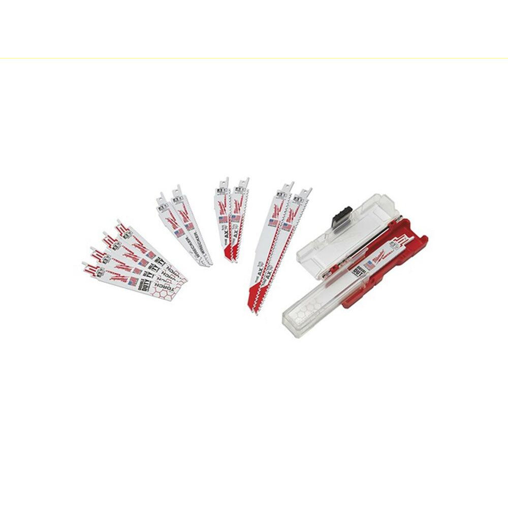 Milwaukee 49222229 12pce SAWZALL® Demolition Reciprocating Saw Blades