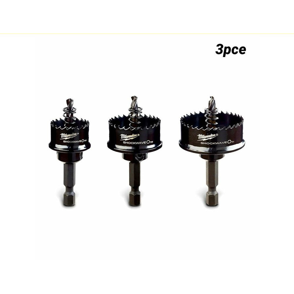Milwaukee 49224800 3pce Thin Wall Hole Saw Set