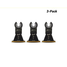 Milwaukee 49251243 3-Pack 63.5mm (2 1/2") OPEN-LOK Titanium Enhanced Bi-Metal Multi-Material Blade