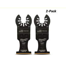 Milwaukee 49251502 2-Pack 35mm (1 3/8") OPEN-LOK Extreme Metal Titanium Enhanced Carbide Teeth Blade