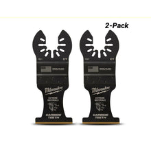 Milwaukee 49251522 2-Pack 35mm (1 3/8") OPEN-LOK Extreme Material Titanium Enhanced Carbide Teeth Blade