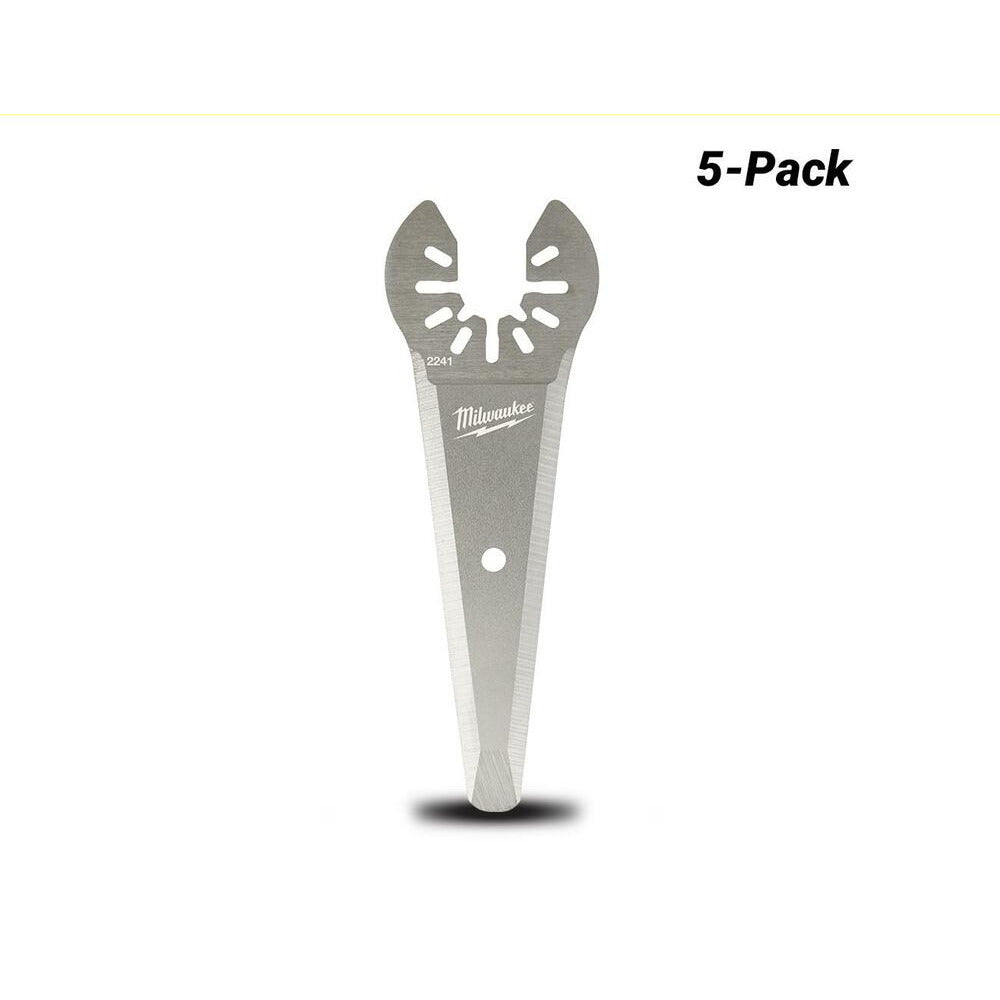 Milwaukee 49252241 5-Pack Open-Lok Tapered Sealant Cutting Blade