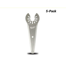 Milwaukee 49252241 5-Pack Open-Lok Tapered Sealant Cutting Blade
