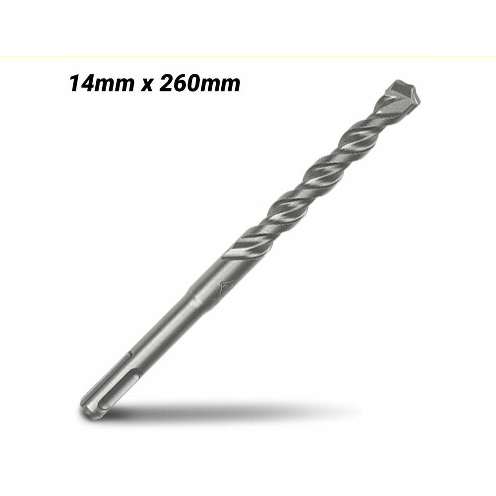 Milwaukee 4932307079 M2 14mm x 260mm SDS Plus 2-Cut Drill Bit
