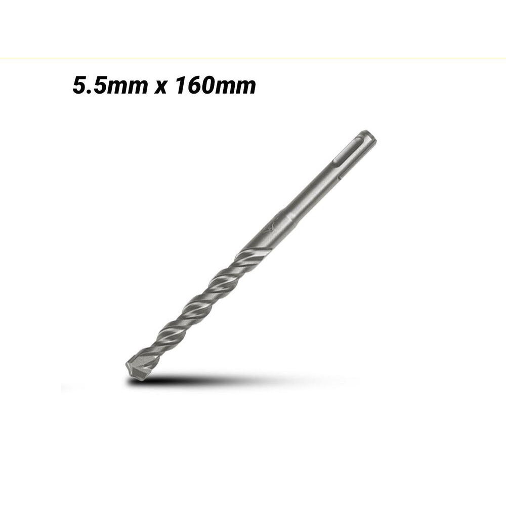 Milwaukee 4932340408 5.5mm x 160mm SDS Plus M2 2-Cut Drill Bit