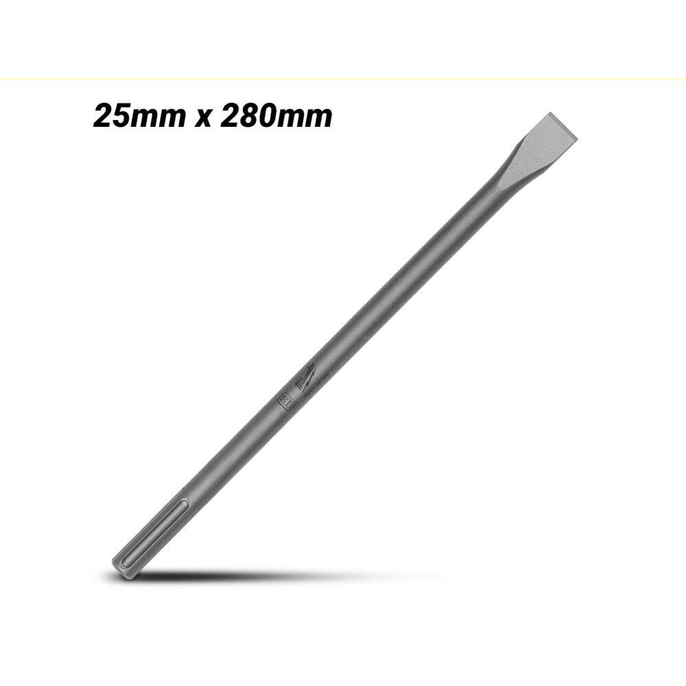 Milwaukee 4932343737 25mm x 280mm SDS-Max Flat Chisel