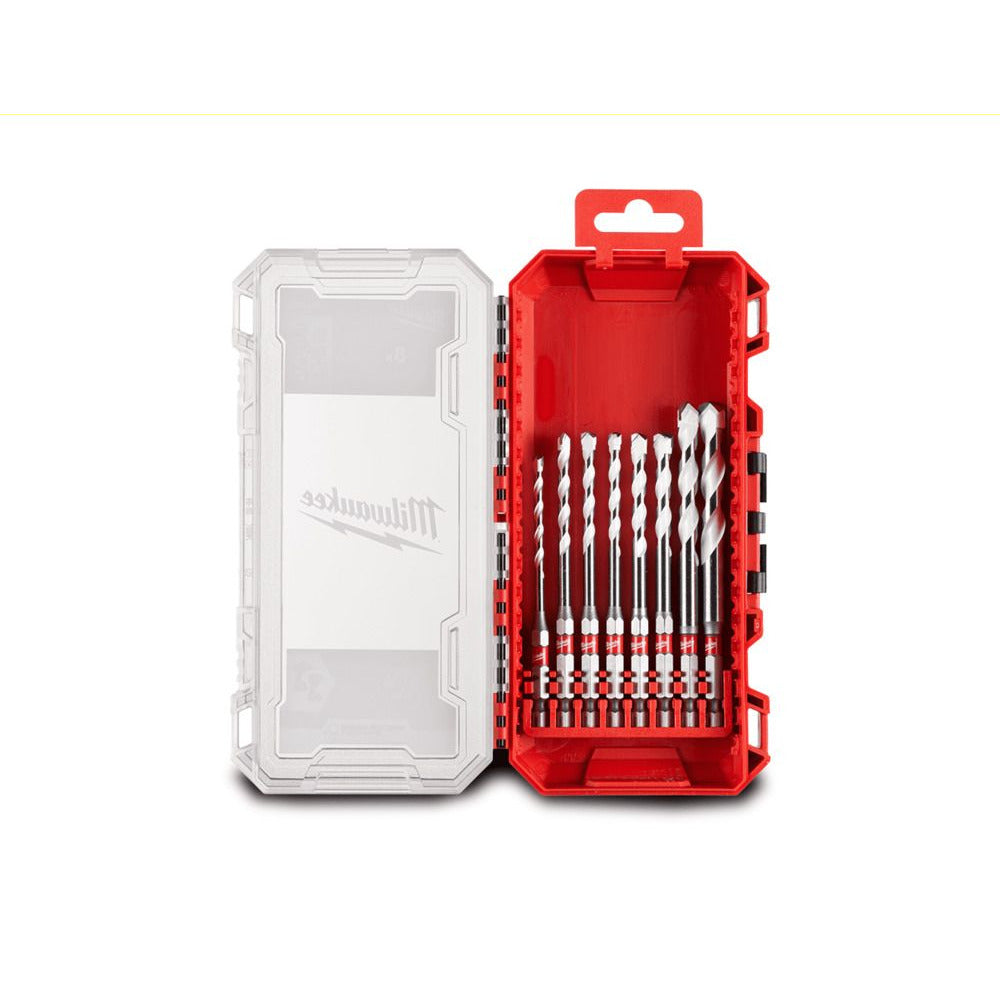 Milwaukee 49323560 8pce SHOCKWAVE Multi-Material Drill Bit Set