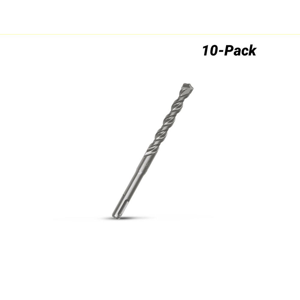 Milwaukee 4932371706 10-Pack 8mm X 160mm SDS PLUS M2 Drill Bit