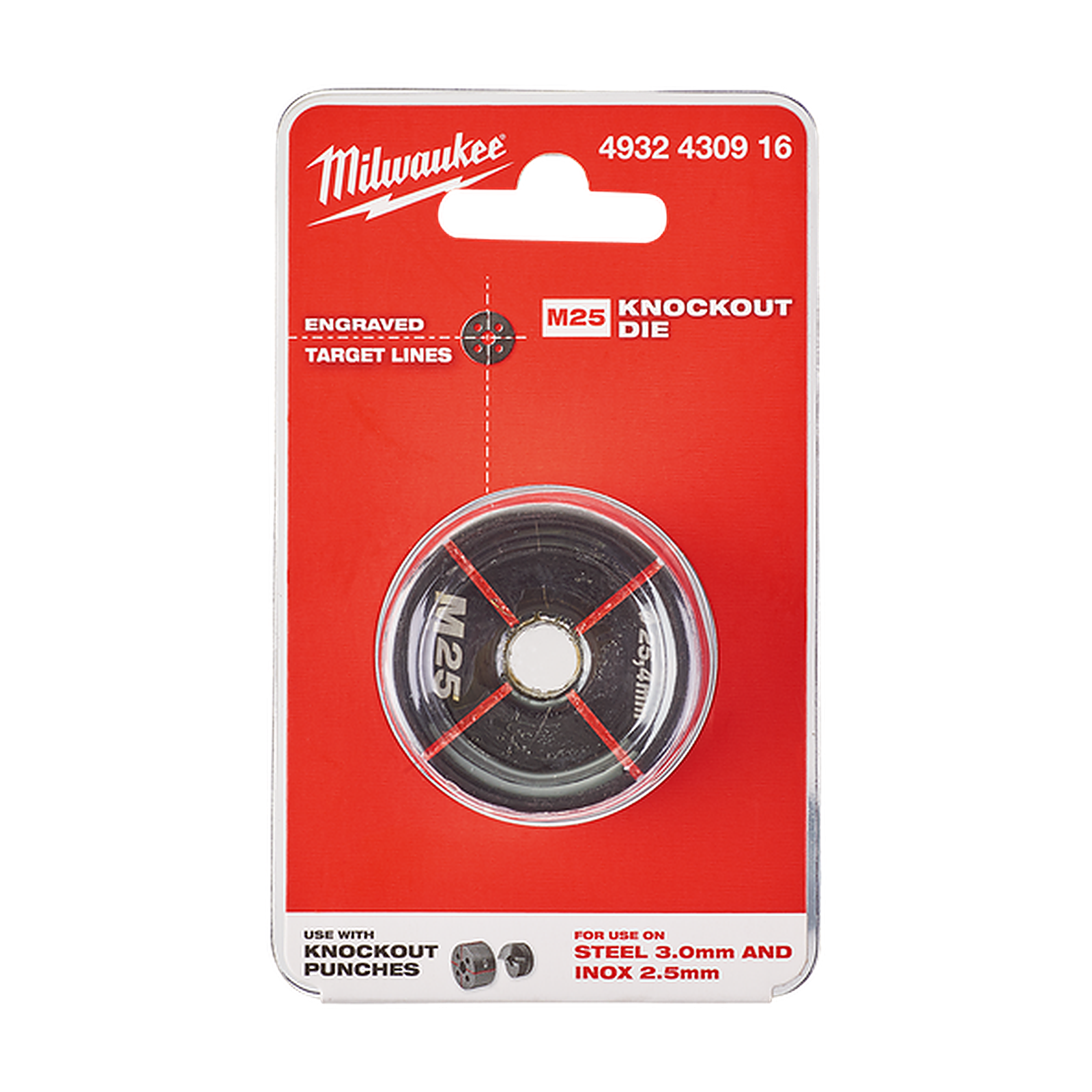 Milwaukee EXACT M25 Knockout Die