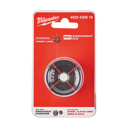 Milwaukee EXACT M25 Knockout Die