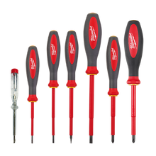 Milwaukee 7 Piece VDE Insulated Screwdriver Set 4932464068
