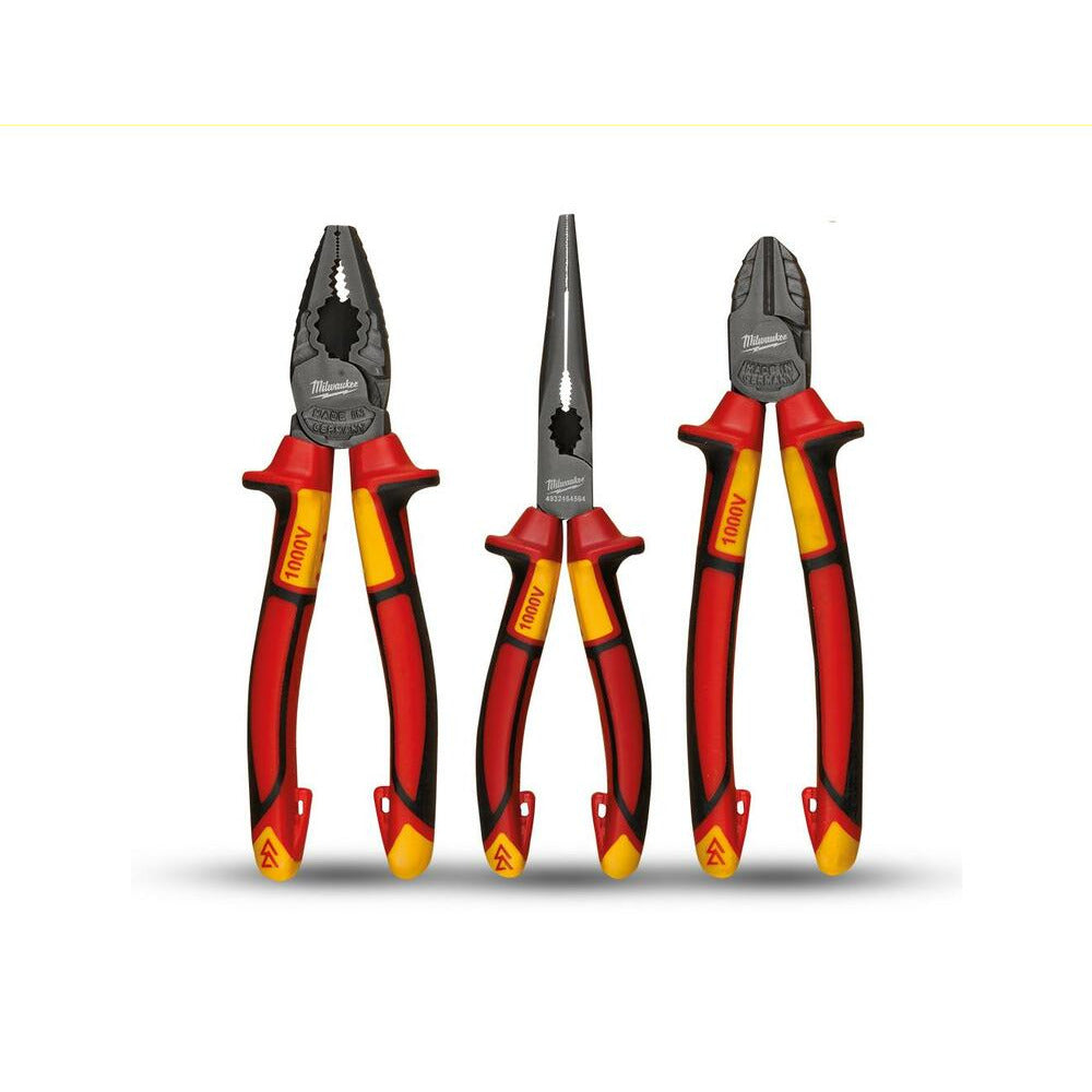 Milwaukee 4932464575 3pce 1000V VDE Pliers Set