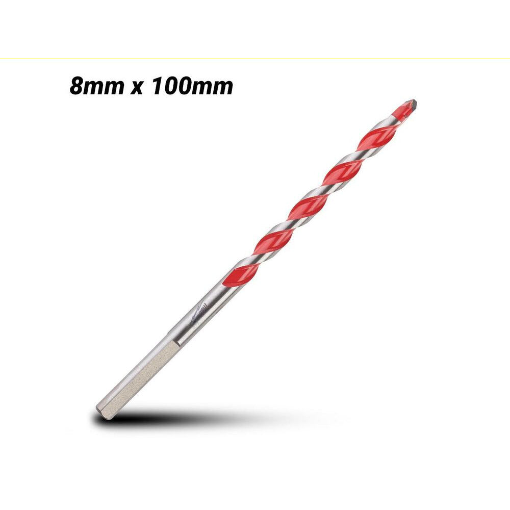 Milwaukee 4932471182 8mm x 100mm Hammer & Rotary Drill Bit