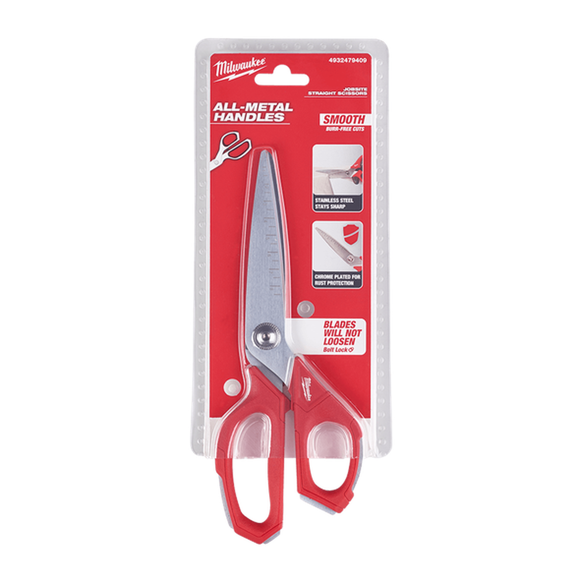 Milwaukee Jobsite Straight Scissors