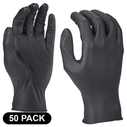 Milwaukee Nitrile Disposable Grip Gloves 50 Pack - L 4932493235