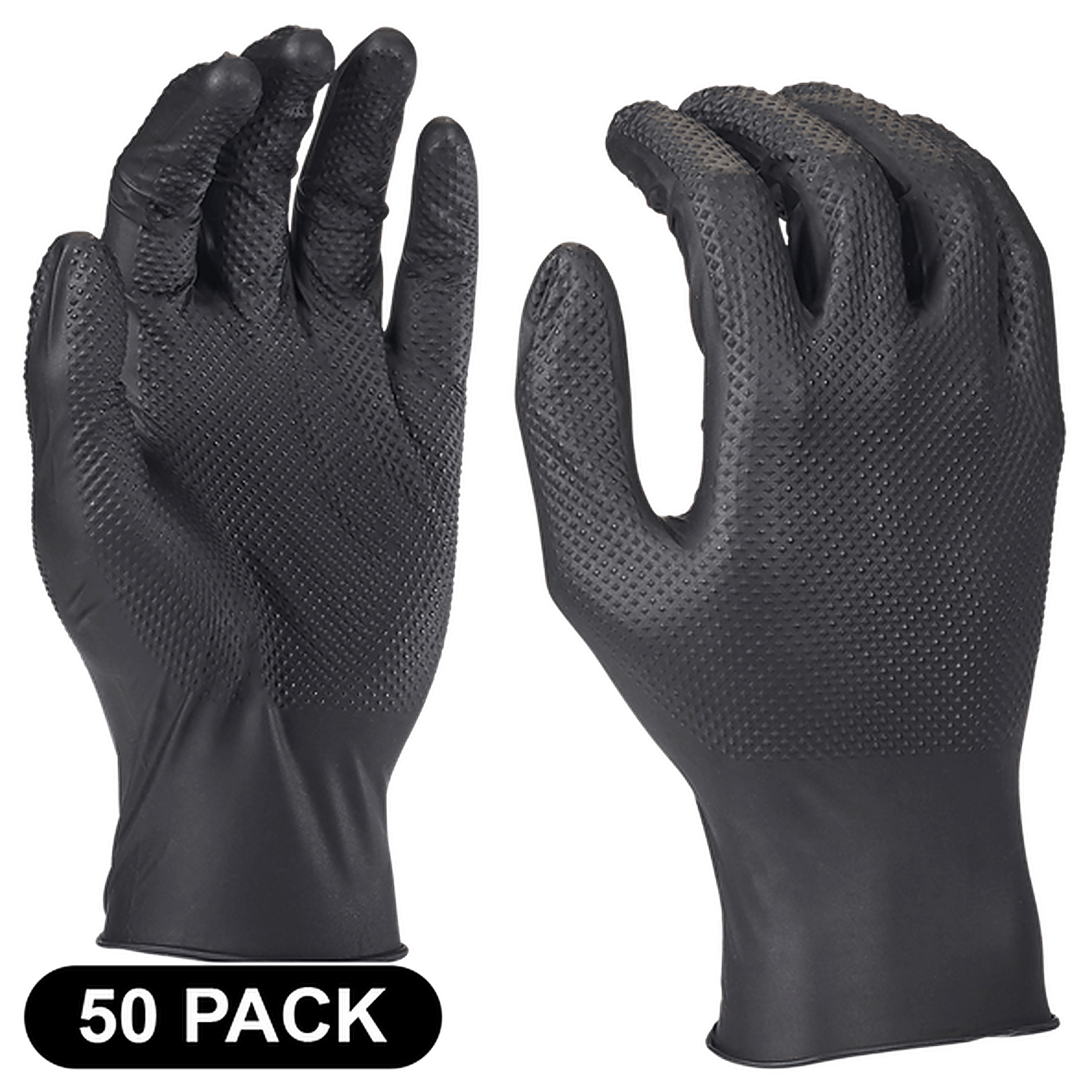 Milwaukee Nitrile Disposable Grip Gloves 50 Pack