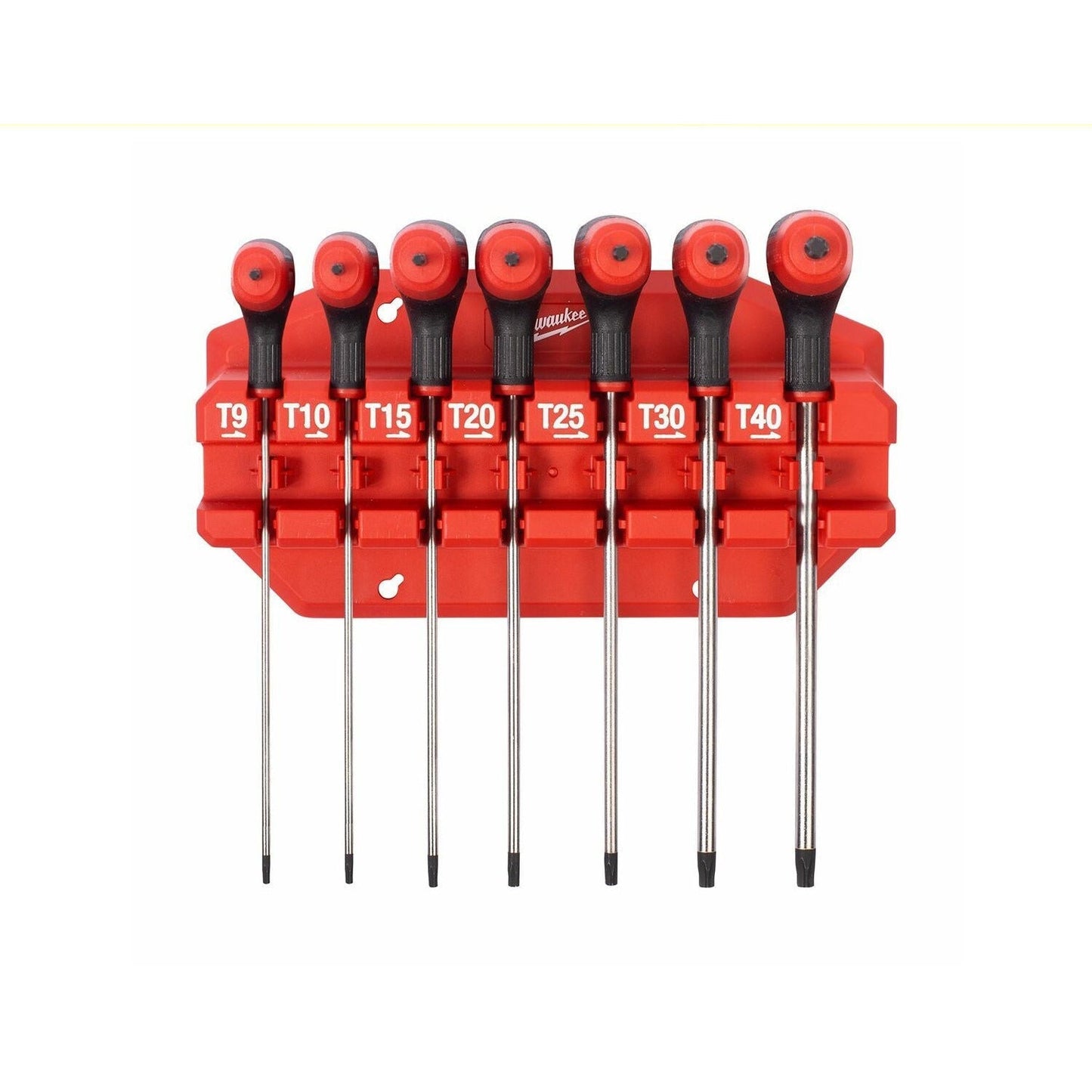 Milwaukee 4932498690 7pce Torx Key Wrenches with Comfort Grip Set with Rack