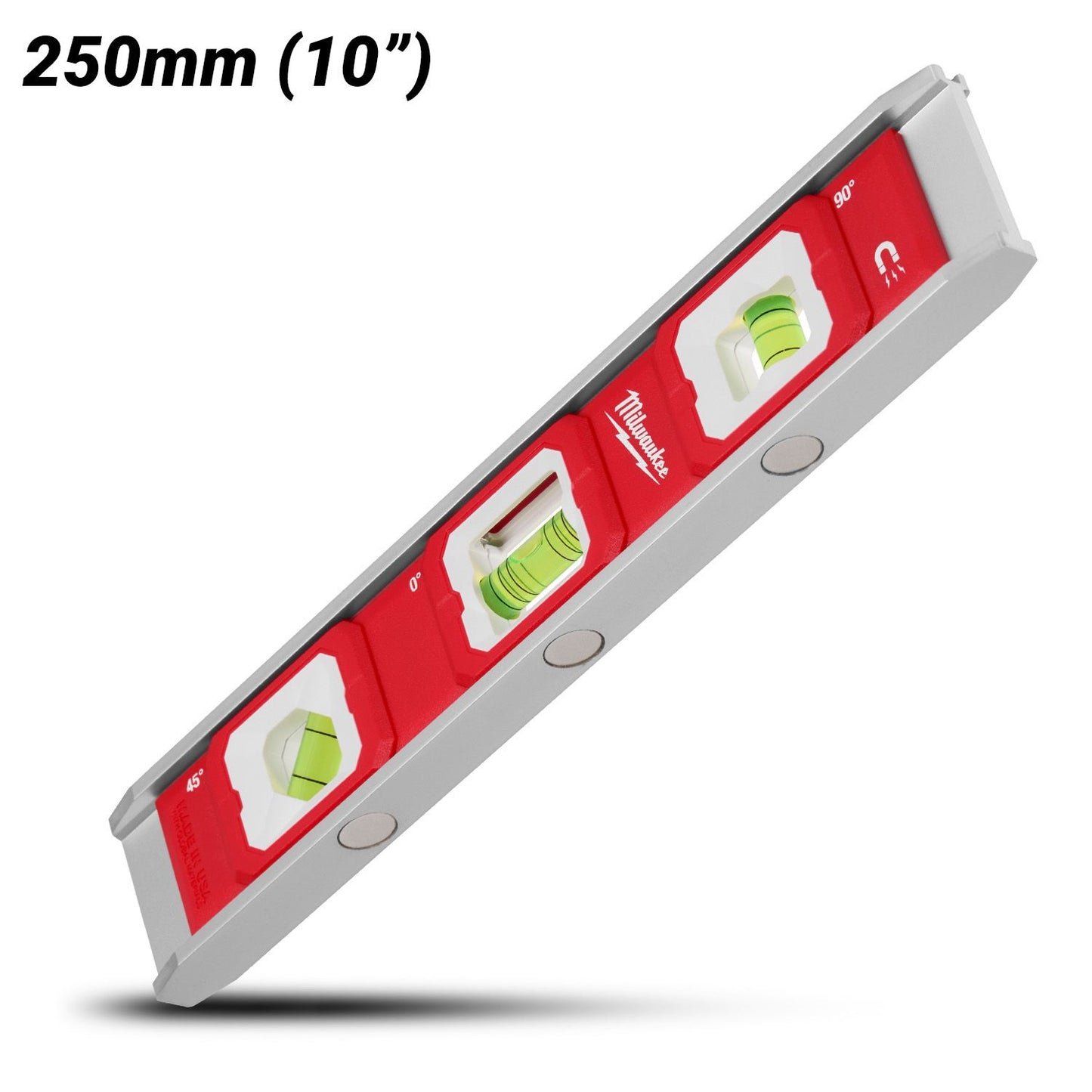 Milwaukee 25cm Magnetic Base Torpedo Level 4932498716