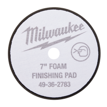 Milwaukee 180mm Soft Foam Polishing Pad Black