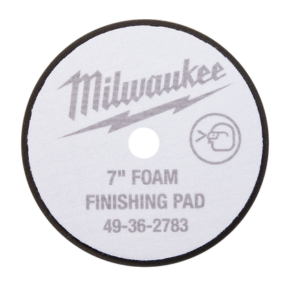 Milwaukee 180mm Soft Foam Polishing Pad Black