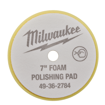 Milwaukee 180mm Hard Foam Polishing Pad Yellow