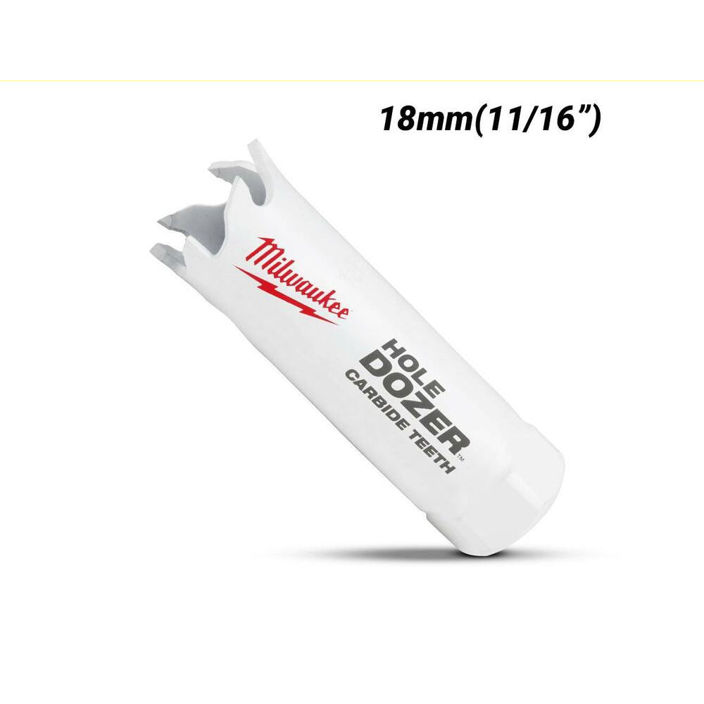 Milwaukee 49560700 18mm (11/16") HOLE DOZER Carbide Teeth Hole Saw