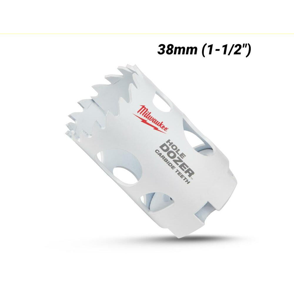 Milwaukee 49560713 38mm (1-1/2") HOLE DOZER Carbide Teeth Bi-Metal Hole Saw