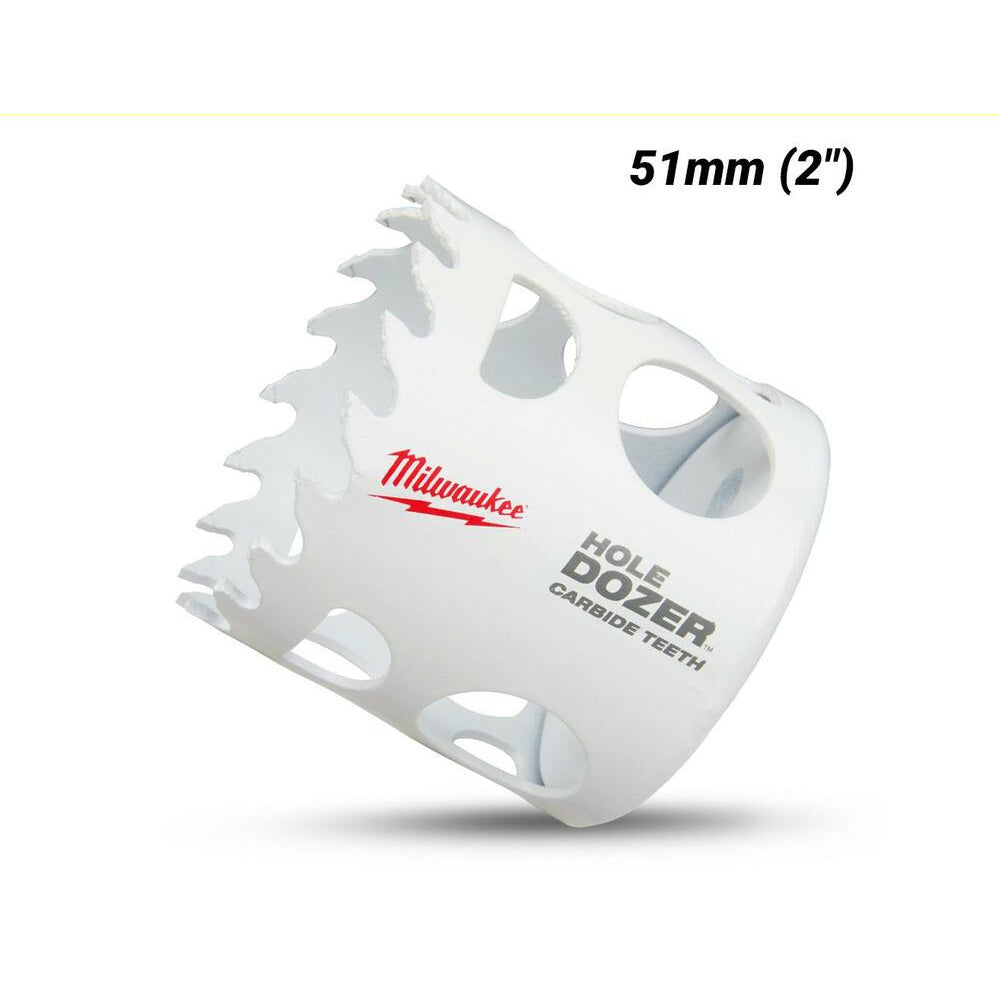 Milwaukee 49560720 51mm (2") HOLE DOZER Carbide Teeth Bi-Metal Hole Saw