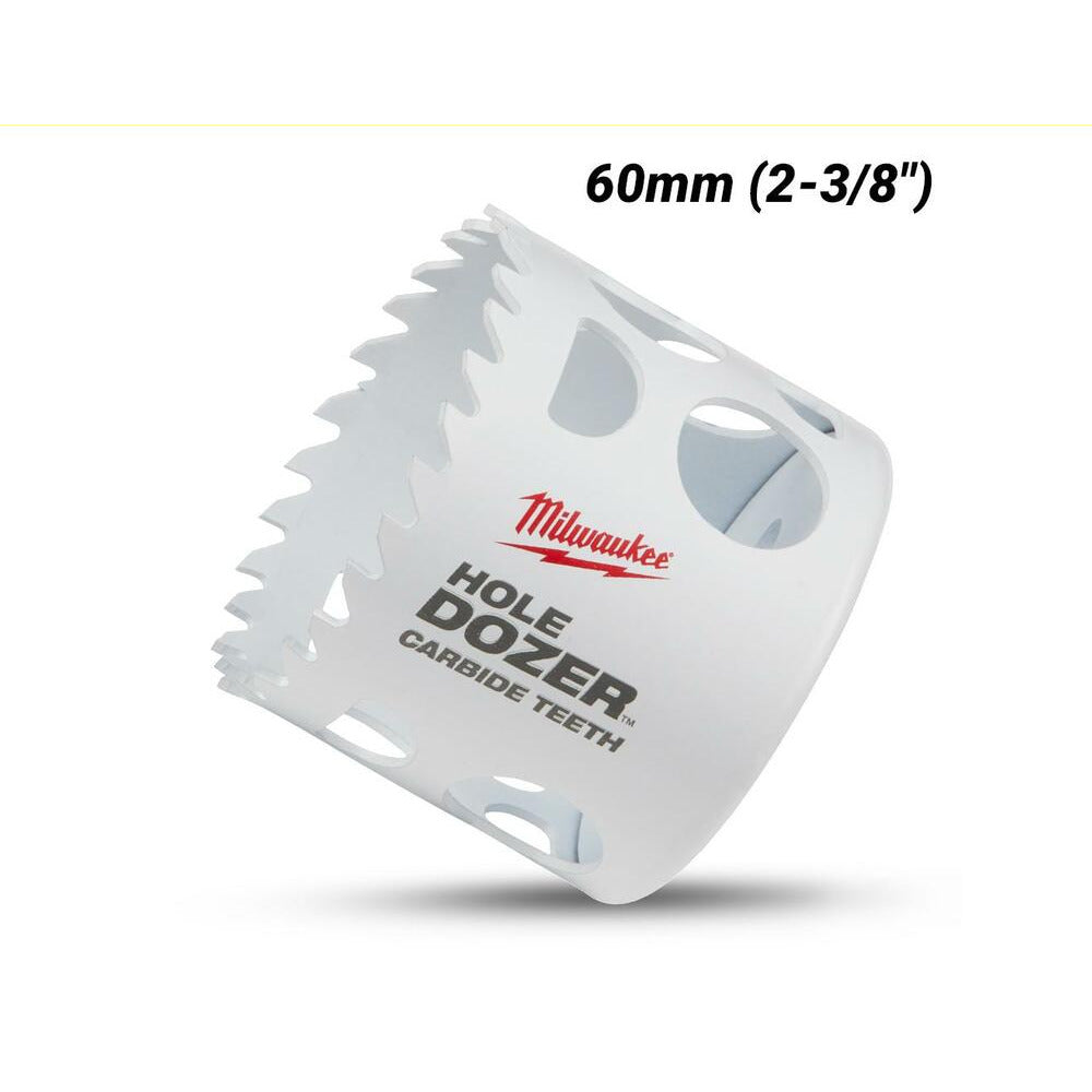 Milwaukee 49560726 60mm (2-3/8") HOLE DOZER Carbide Teeth Bi-Metal Hole Saw