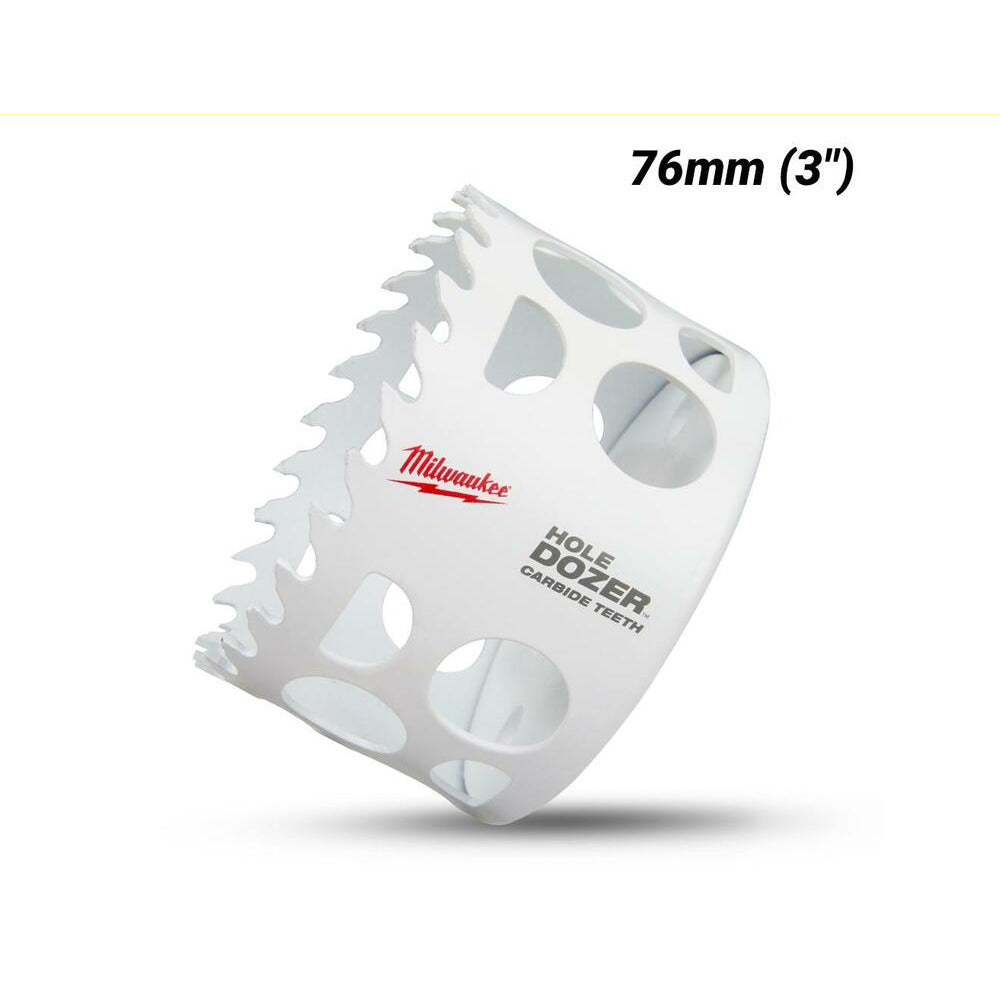 Milwaukee 49560734 76mm (3") HOLE DOZER Carbide Teeth Bi-Metal Hole Saw